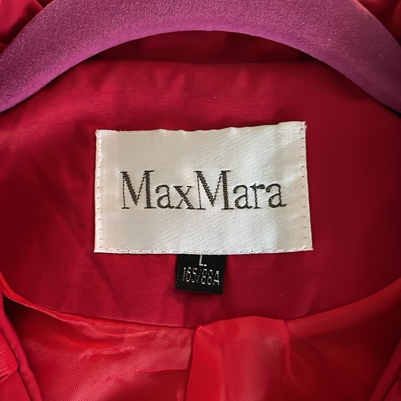 MaxMara? Red Lined Jacket - Picture 3 of 8